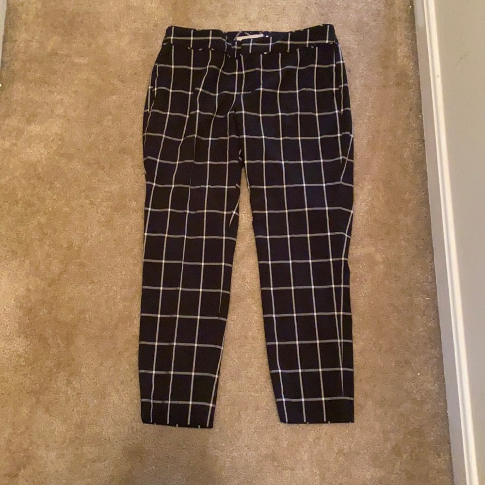 Banana Republic checkered pants!